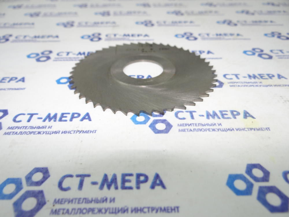 Фреза отрезная по металлу 80х1.2х22мм. z=48 Р6М5 с фаской без ш/п