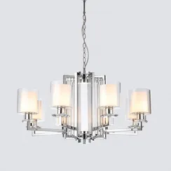 Подвесная люстра King RM6201-8 CR+CL iLamp