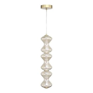 Подвесной светильник LED 18W 3000K SL6136.213.01 золотистый/коньячный Spine ST-Luce