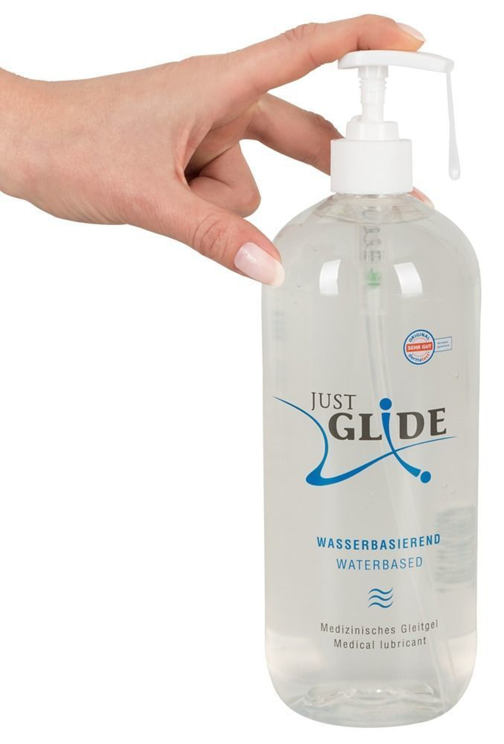 Гель-смазка на водной основе JUSTGLIDE - 1000 мл.