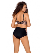 Бюстгальтер на косточках plus size с дополнительными боковыми поддержками (Размер: 100F) (Цвет: черный)