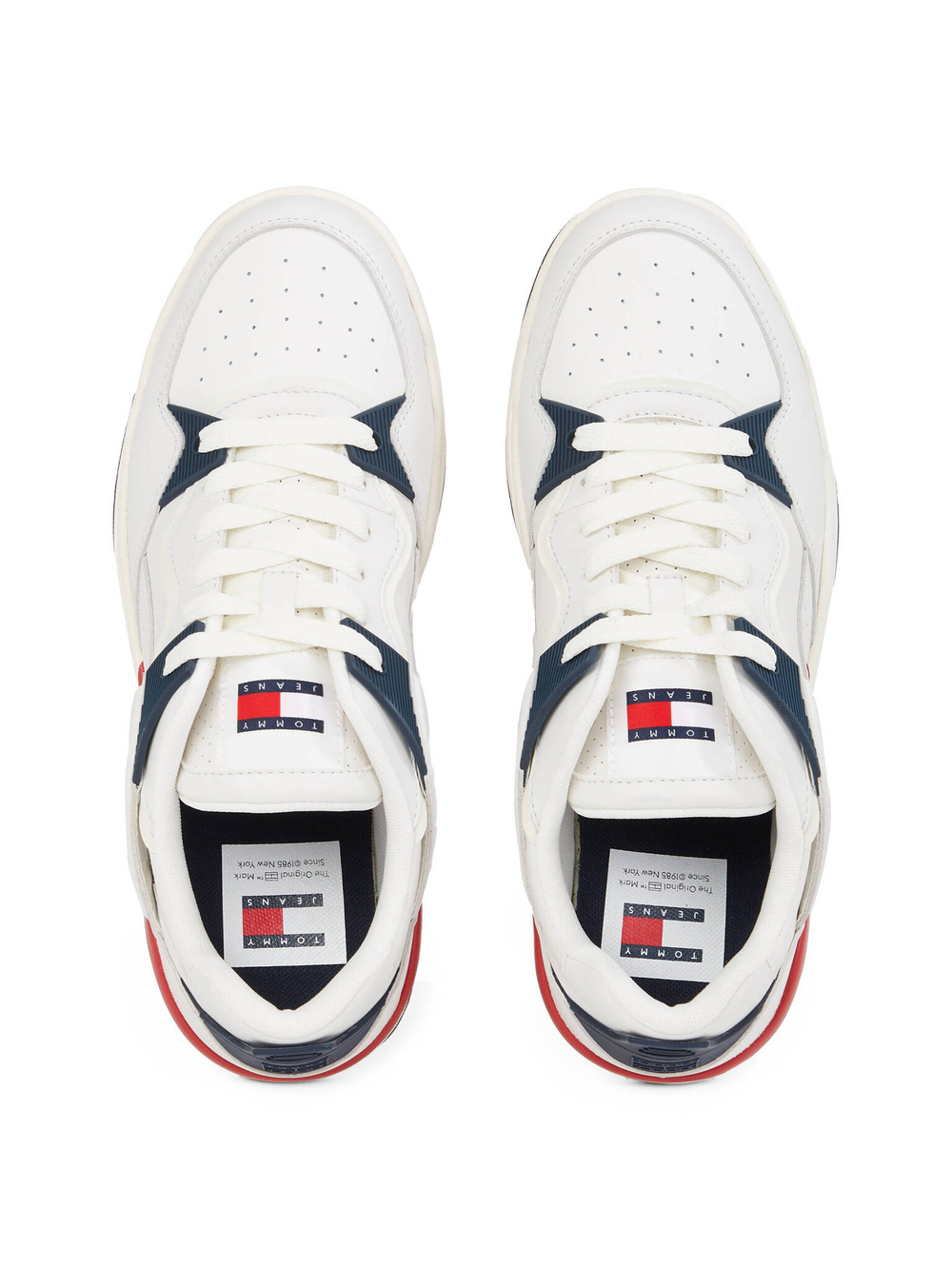 Кожаные кроссовки Tommy Jeans - белый(EM0EM01493)