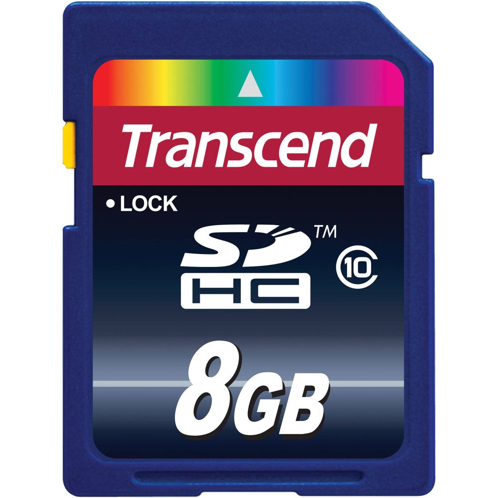 Карта памяти Transcend 8GB SDHC Class10 Карта памяти Transcend 8GB SDHC Class10