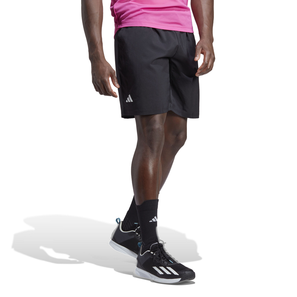 Мужские теннисные шорты adidas Club 3-Stripes 9in Shorts Men - Black, White