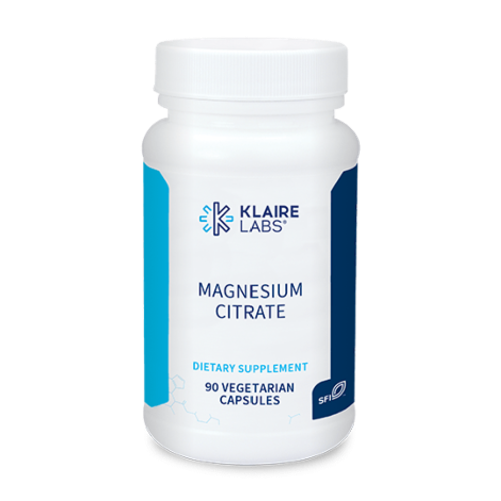 Klaire Labs magnesium citrate 90 vegcaps