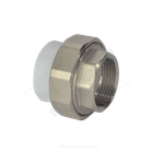 Муфта PP-R комбинированная разъемная белая Дн 32х1" ВР усиленная VALFEX 10155025У