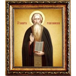 Никита Ремесианский Святитель, епископ. Икона на холсте.