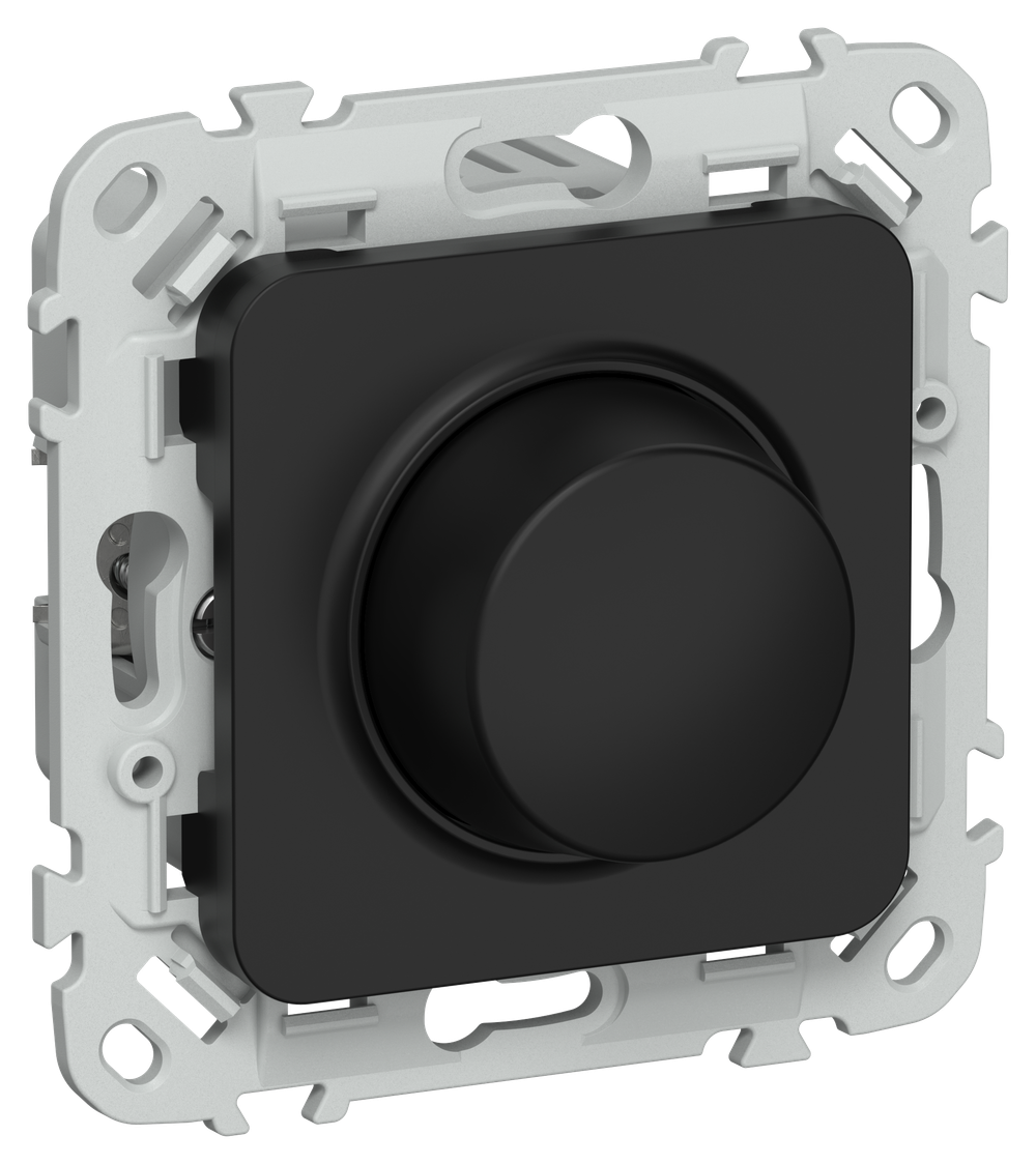 FLITE Светорегулятор проходной TRIAC 550Вт СС26-5-12-ФлЧ черный IEK