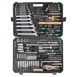 Набор инструментов 202+2пр. 1/4'', 3/8'', 1/2''(6гр.,12гр.) RockFORCE RF-42022+2
