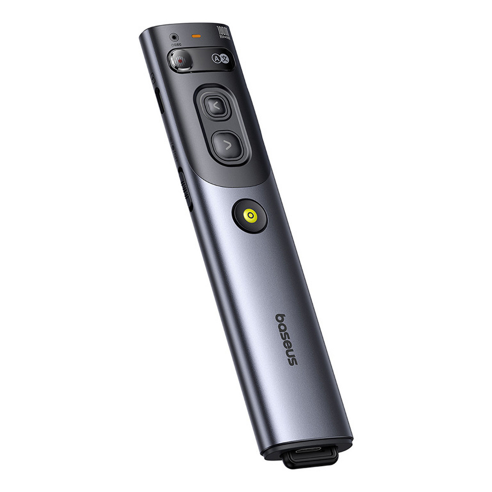 Беспроводной презентер с лазерной указкой Baseus Orange Dot AI Voice Wireless Presenter (Red Laser, Charging)