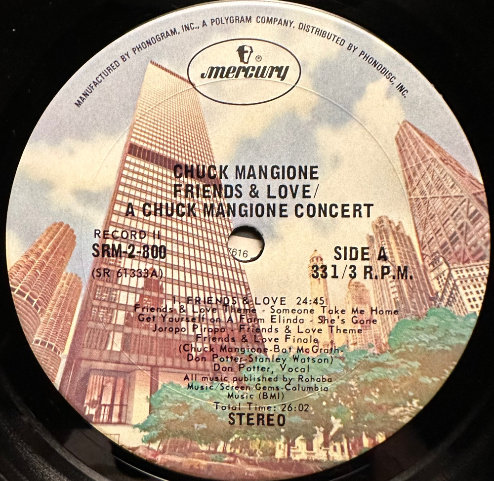 Chuck Mangione - Friends & Love... A Chuck Mangione Concert 2LP (США 1970г.)