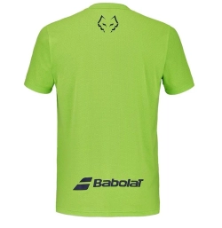 Мужская теннисная футболка Babolat Crew Neck Lebron - green flash