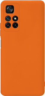 Мягкий Soft Touch чехол из силикона для XIAOMI POCO M4 PRO 5G и REDMI NOTE 11S 5G с бархатной подкладкой