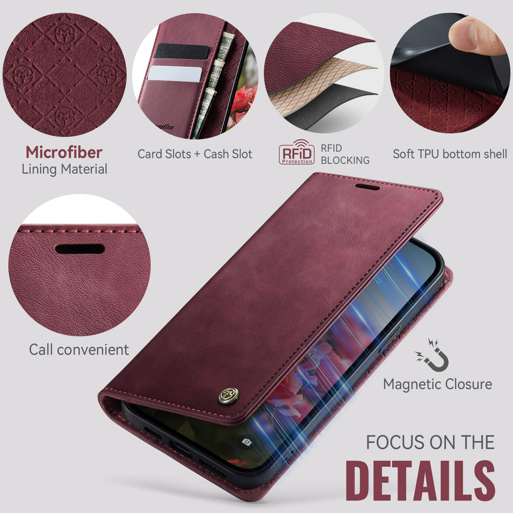 Чехол-книжка CaseMe RFiD iPhone 14 Plus