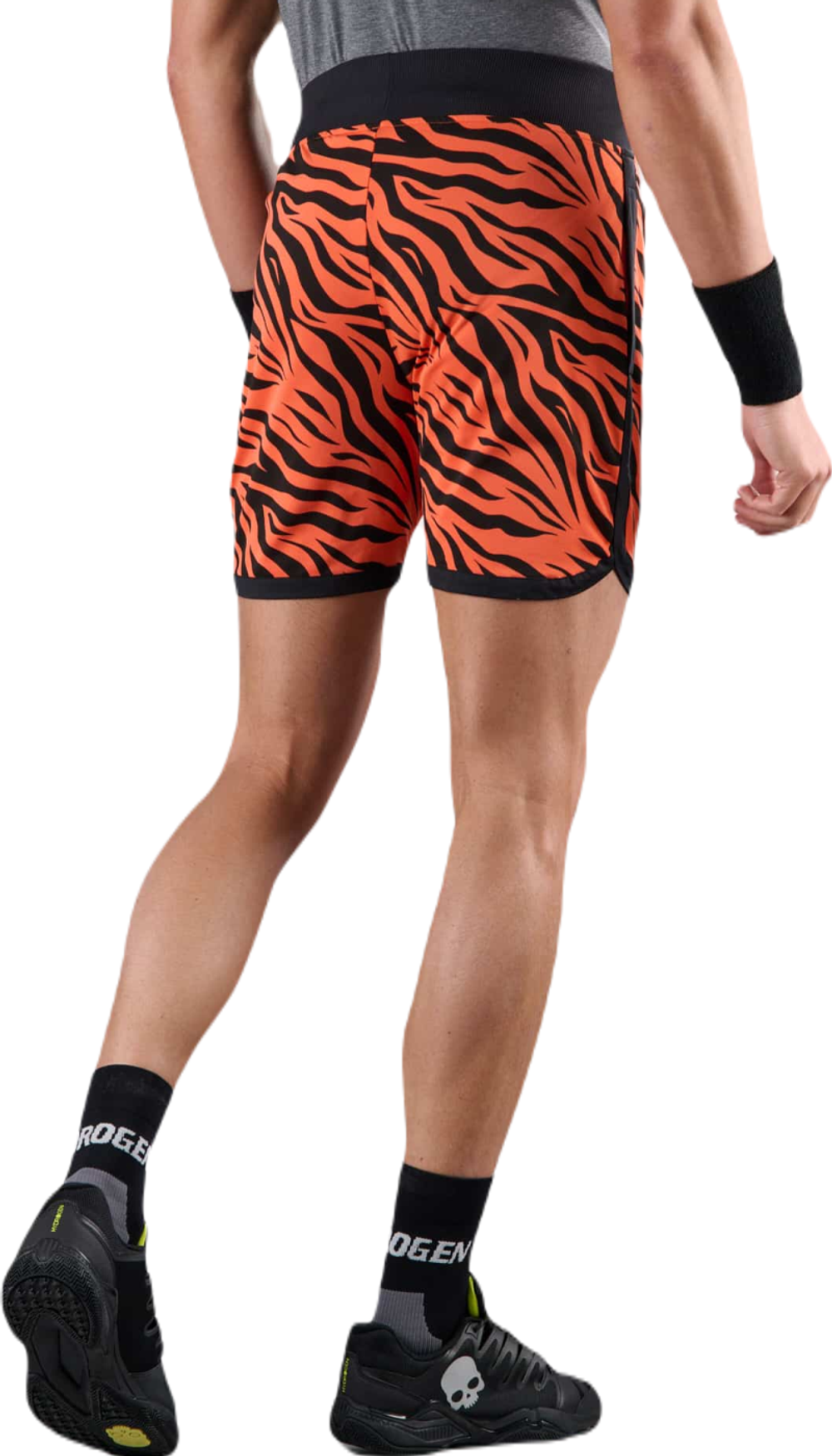 Мужские теннисные шорты Hydrogen Tiger Tech Shorts - orange