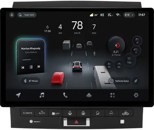 Магнитола для Toyota Land Cruiser 200 2007-2009 (климат на ШГУ) - Teyes CC4-PRO монитор 13" 2K QLED на Android 13, Быстрейшая, Snapdragon 778G, ИИ, CarPlay, DSP, 4G SIM-слот