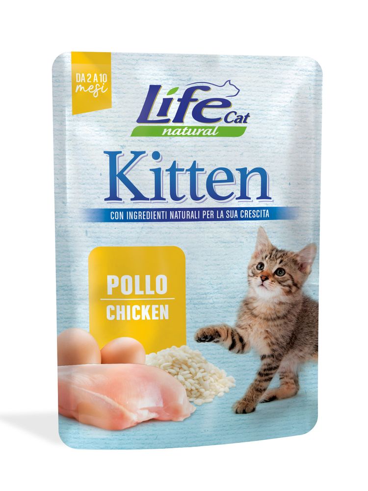 Lifecat kitten пауч для котят с курицей в желе 70 г Lifecat kitten пауч для котят с курицей в желе 70 г