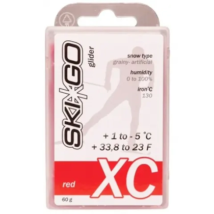 Парафин SKIGO XC красный +1-5 60гр (64210)