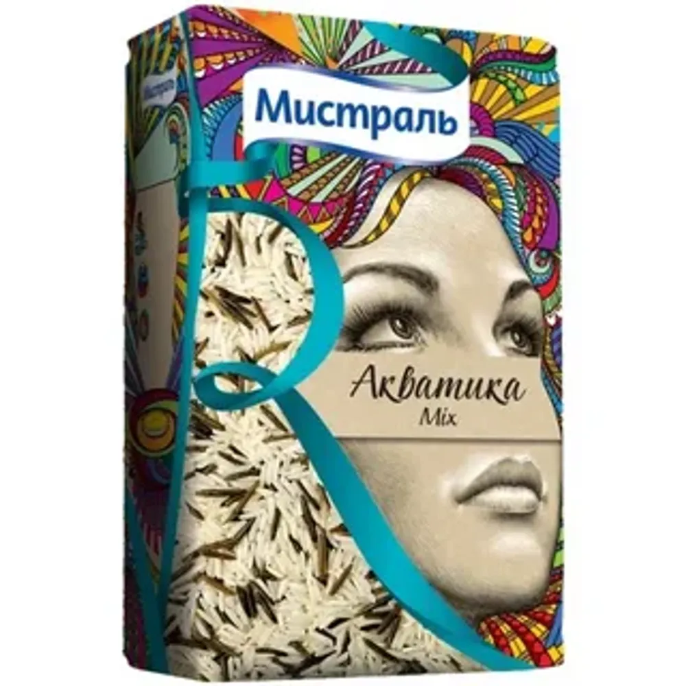 Рис Акватика Mix NEW 500г МИСТРАЛЬ