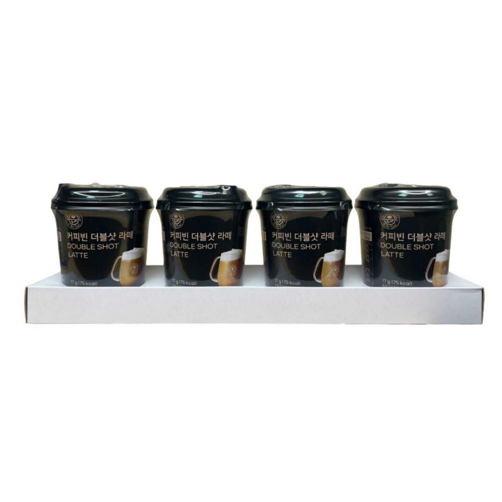 Кофе 3 в 1 в стакане AROMAVILLE Двойной латте, 2 упаковки по 4 стаканчика