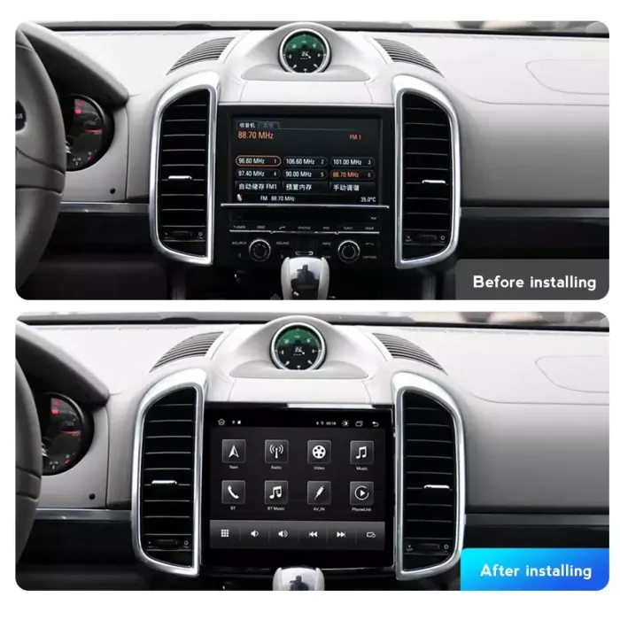 Магнитола для Porsche Cayenne 958 2016-2018 PCM 4.0 - RDL-958 монитор 8.4" на Android 12, Быстрая, CarPlay, 4G SIM-слот