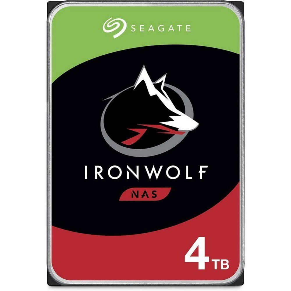 Жесткий диск Seagate IronWolf NAS HDD 3.5" SATA 4Tb, 5400 rpm, 256Mb buffer, 512e/4Kn