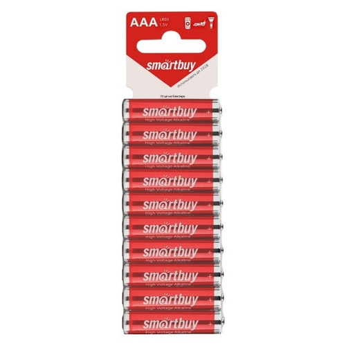 Батарейка алкалиновая Smartbuy LR03/10SB (300/600) (SBBA-3A10SB)