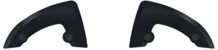 HEAD слаломные бампера асимметричные ( пара) 388005 ASYM. SLALOM TIP PROTECTOR black