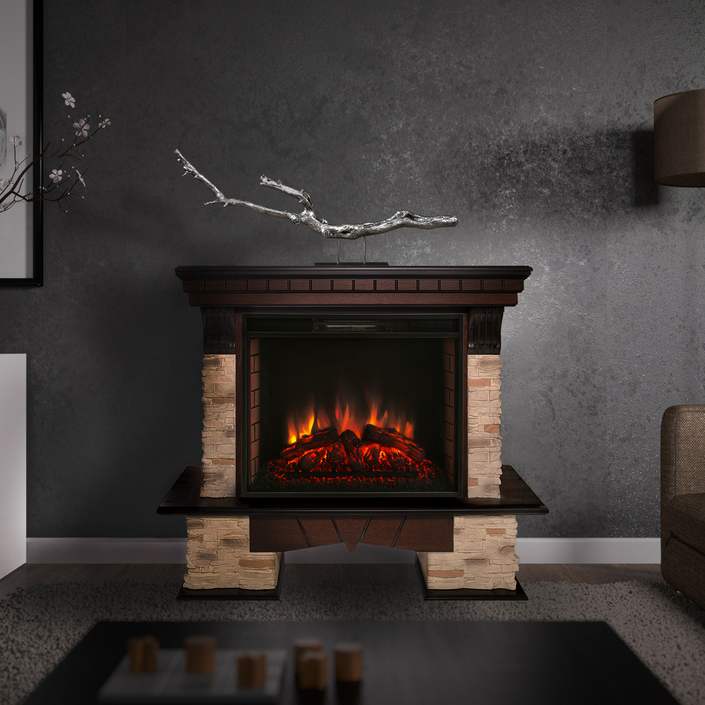 Каминокомплект Real Flame Rockland 26 AO с очагом Epsilon 26
