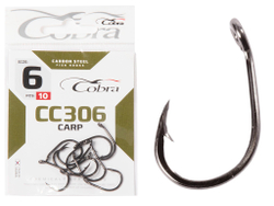 Крючки Cobra CARP CC306  №6, 10 шт.