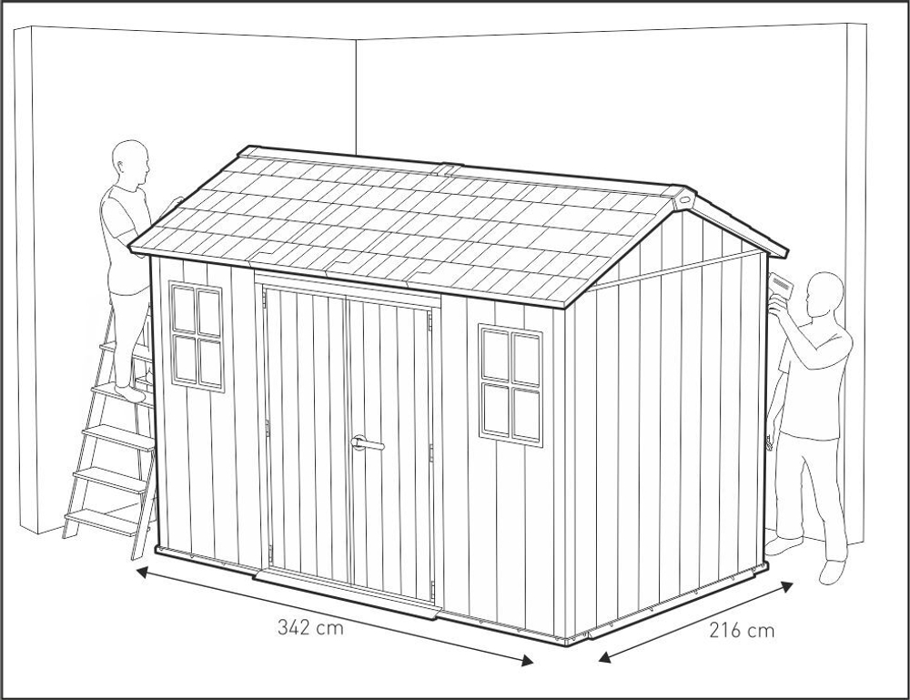 Садовый сарай Keter Oakland 1175