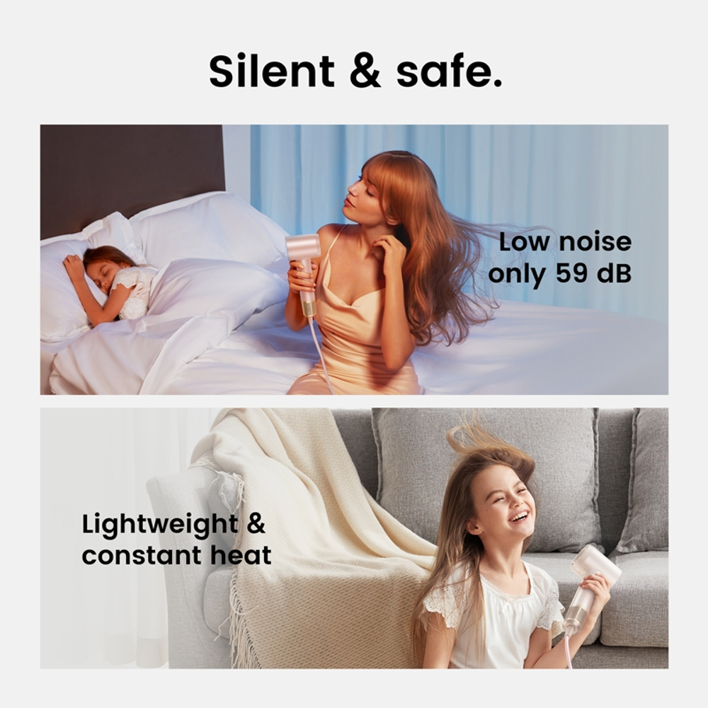 Laifen SWIFT Premium - Фен для волос Pink, 1 szt.