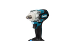 Гайковерт ударный аккумуляторный Makita LXT BL 18В XPT, квадрат 1/2", 330Нм, 4 скорости, подсветка, тормоз двигателя, регулировка оборотов, АКБ 1x3.0Ач, з/у, Makpac. DTW300SF1J