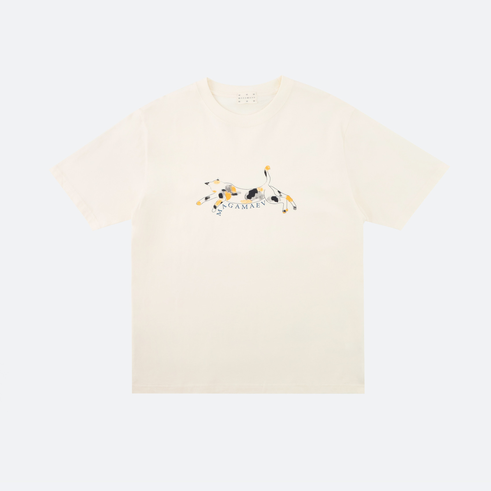 Футболка Magamaev Neko T-Shirt (cream) артикул: - купить в магазине Дайс