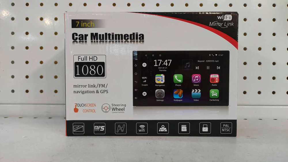 Андроид (7 дюймов) 2+32 GB Android 12 / Автомагнитола 2 DIN (2 Дин) (д21ш12в15) вес0,815
