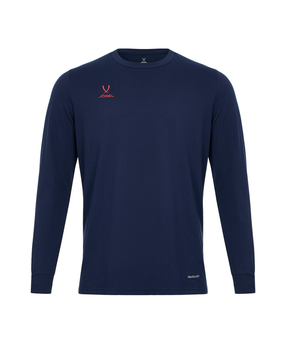Футболка баскетбольная с длинным рукавом DIVISION PerFormDRY Pre-Match Longsleeve Jersey, темно-синий