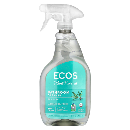 Earth Friendly Products, Ecos®, растительное очиститель для ванной, чайное дерево, 650 мл (22 жидк. унции)