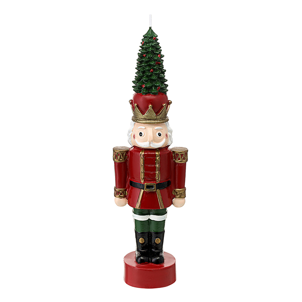 Свеча декоративная 25.5см Tkano New Year Essential Nutcracker