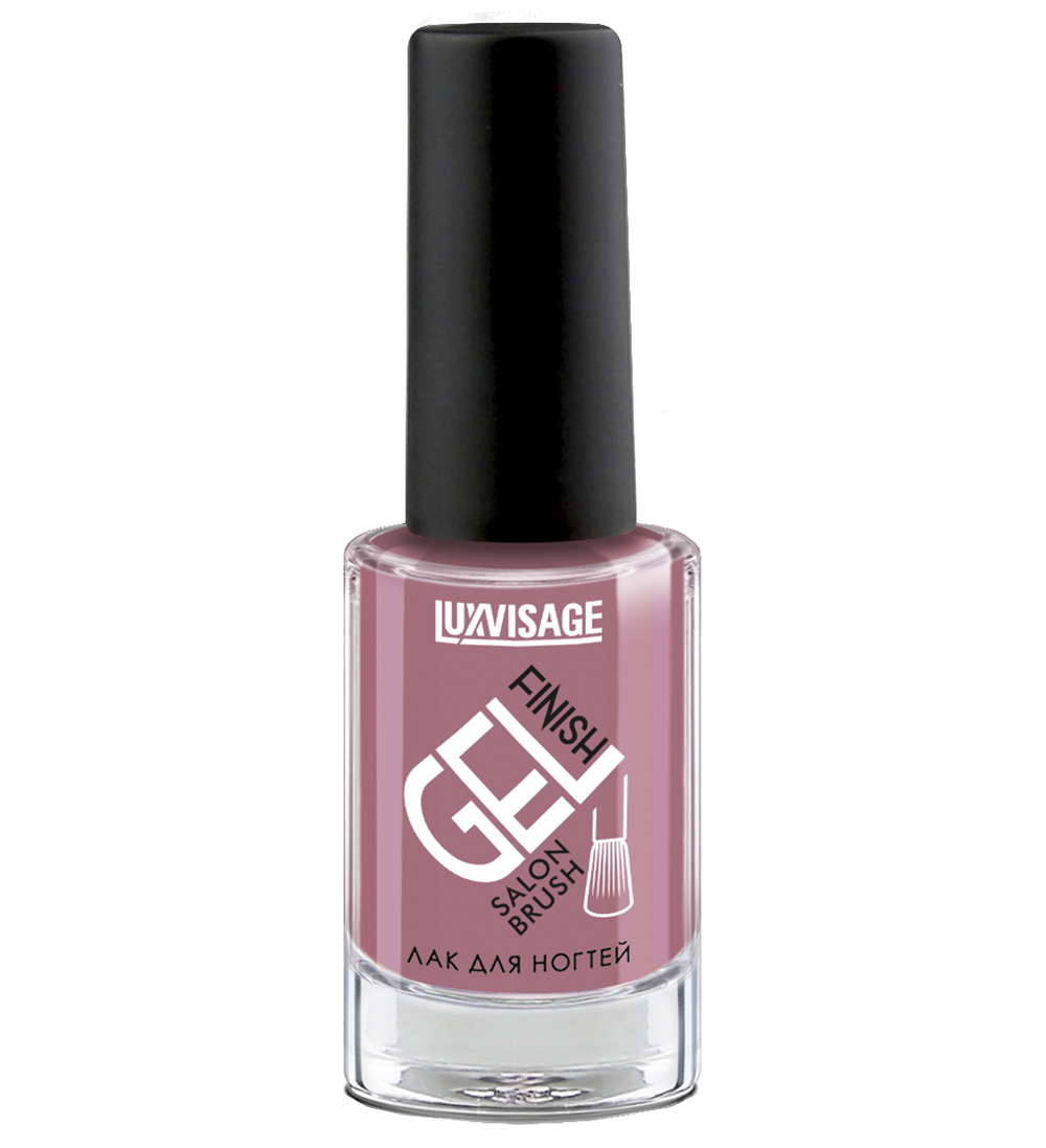 LuxVisage ЛАК для ногтей GEL finish тон 15 ПЫЛЬНАЯ РОЗА 9 мл