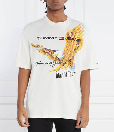 Футболка Tommy Jeans - кремовый (DM0DM17737)