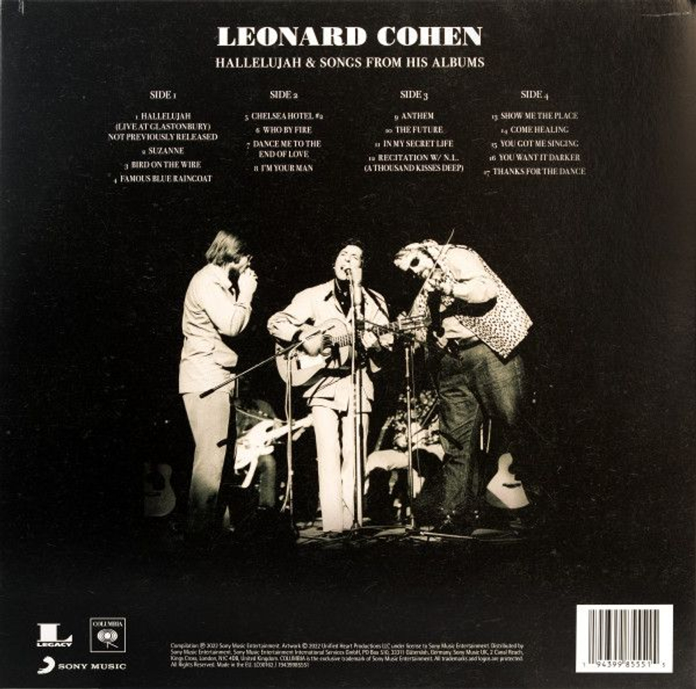 Leonard Cohen — Hallelujah & Songs From His Albums (LP)