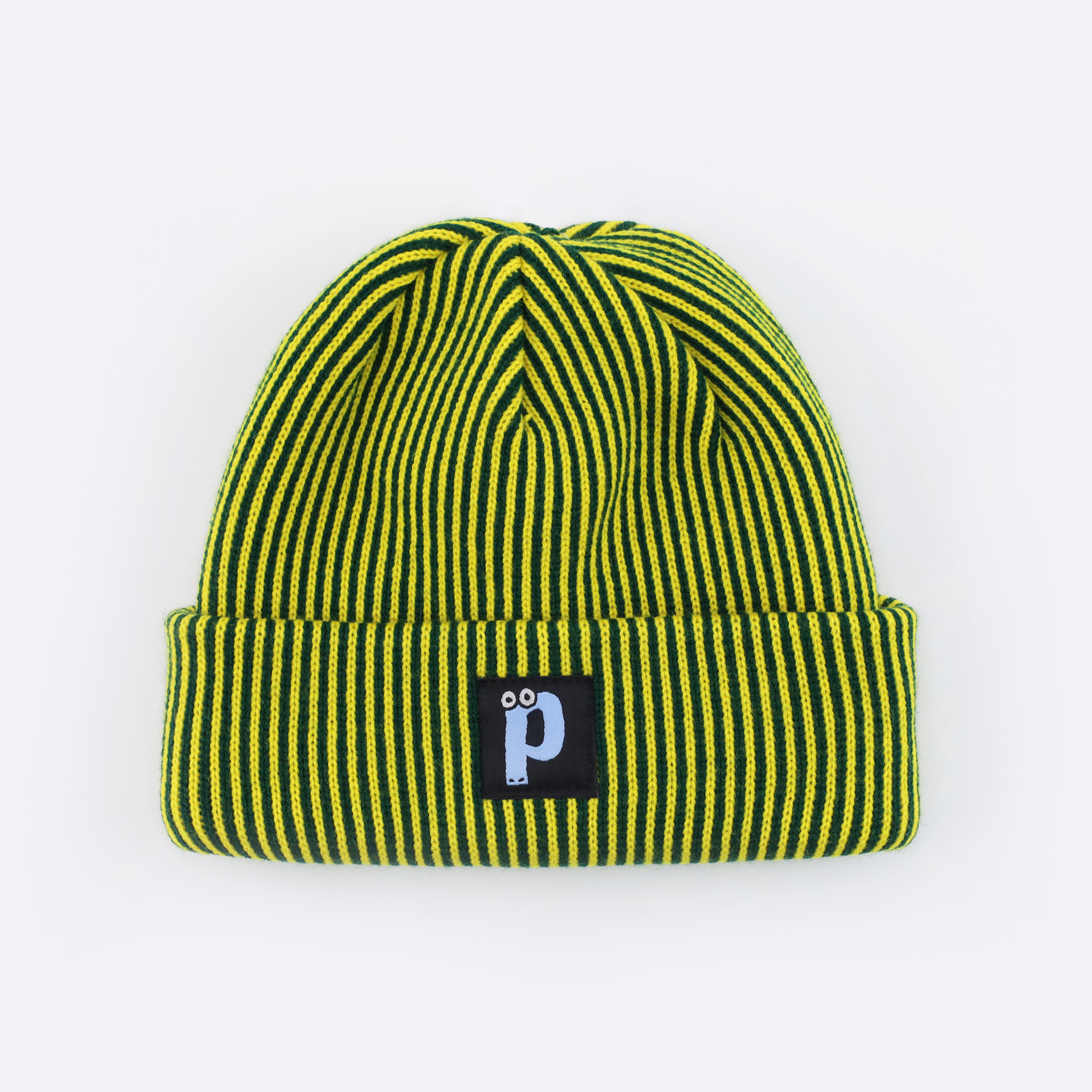 Шапка Postaments Stripes (green/yellow) артикул: - купить в магазине Дайс