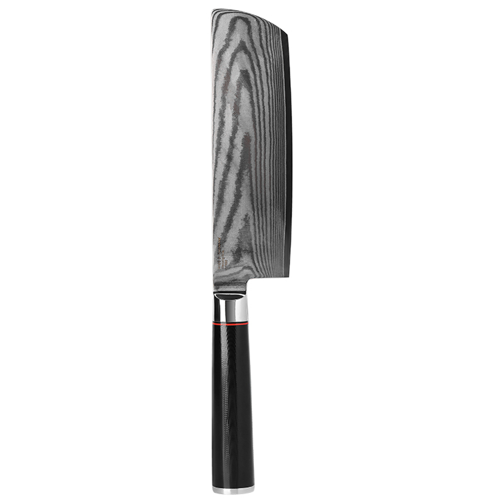 Кухонный нож Шинковочный TuoTown FT-series 18см,VG10,DAMASCUS, арт.217006