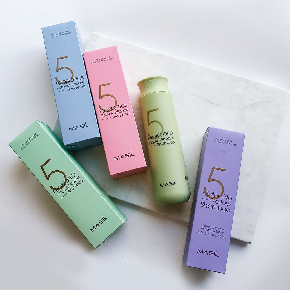 Глубокоочищающий шампунь с пробиотиками Masil 5 Probiotics Scalp Scaling Shampoo - 8 мл