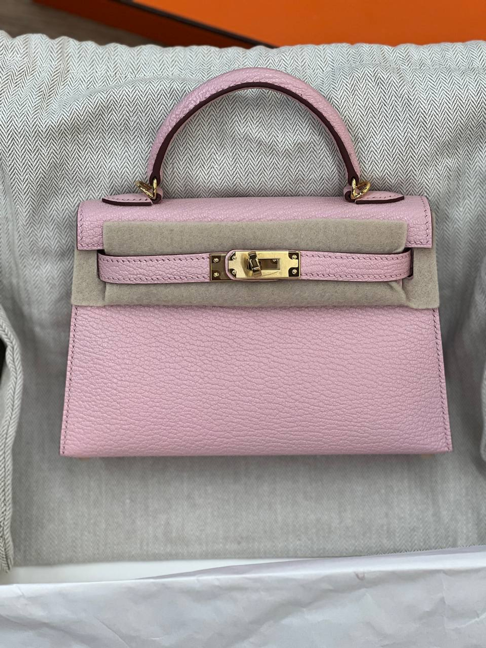 Сумка Hermes Kelly Mini Epsom ручной шов