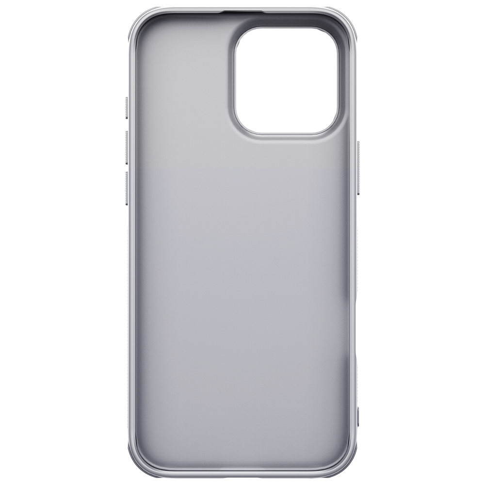 Усиленный чехол серого цвета (Titanium Gray) от Nillkin для iPhone 16 Pro, серия Super Frosted Shield Pro