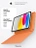 Чехол книжка для iPad 10 (10,9") Gurdini Milano Series Orange