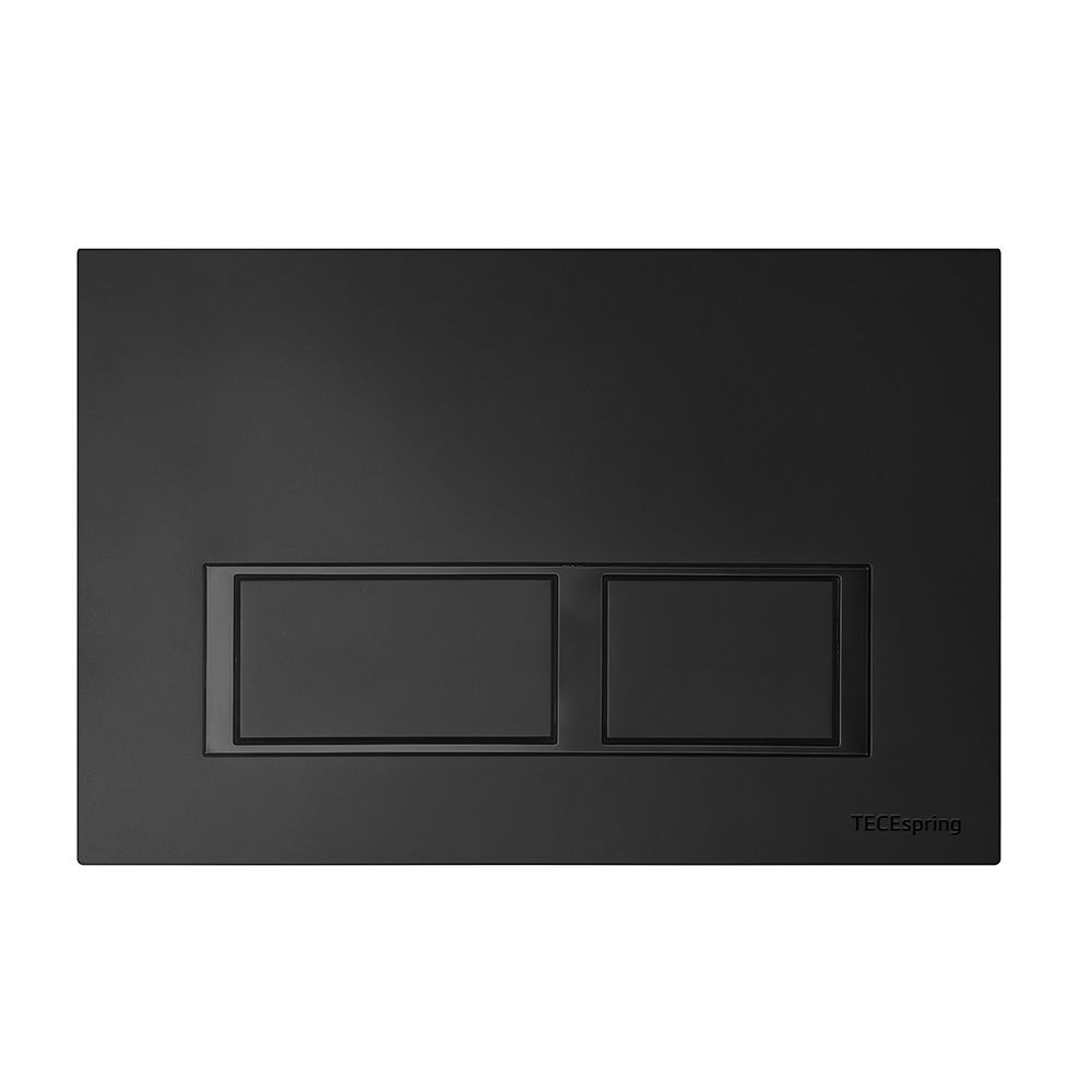 Инсталляция Tece Spring S401204, пластиковая панель смыва TECEspring V, черная матовая