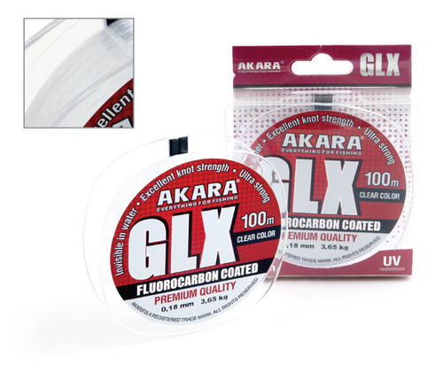 Леска Akara GLX Premium Clear 100 м 0,16 прозрачная