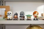 Конструктор LEGO BrickHeadz 40856 The Mandalorian and Grogu: Allies & Villains